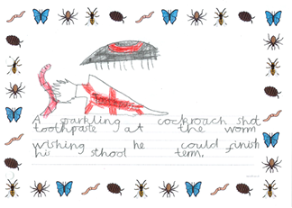 Child's poem about bugs