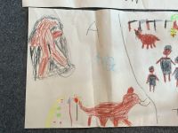 Child's cave painting