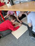 Child's cave painting