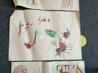 Child's cave painting