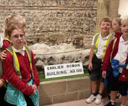 Children at the Roman Painted House