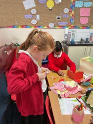Child working on their electrical game