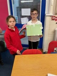 Children holding their electrical game