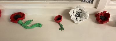 Clay poppies