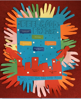 an anti bullying poster made by pupils 