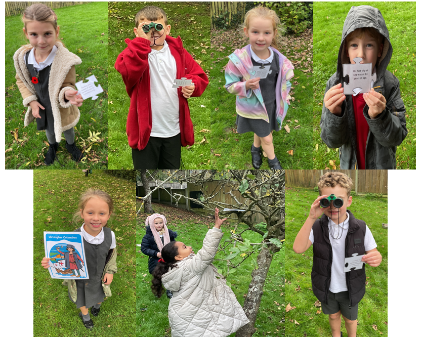 Pupils holding Puzzle Pieces
