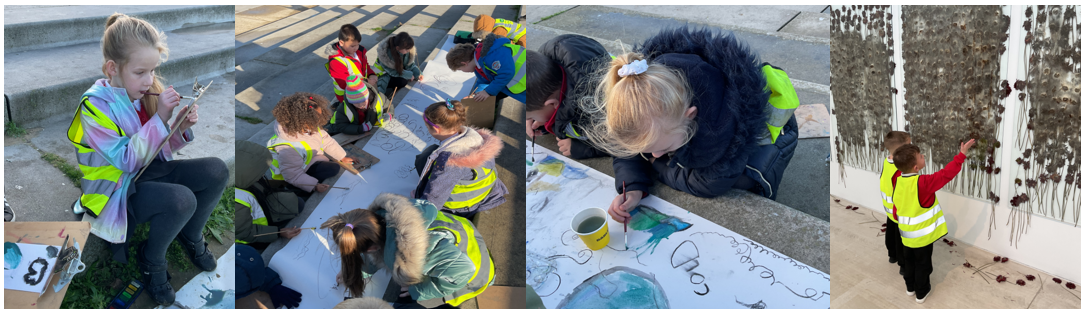 Pupils exploring and creating in the Turner Galary 