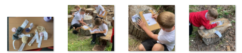 Children fossil hunting