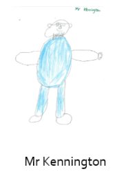 Drawing of Mr Kennington