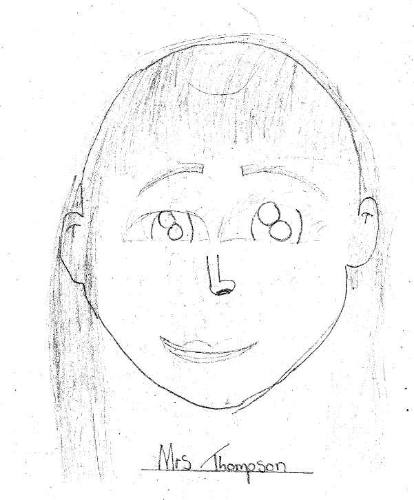Sketch of Miss Thompson Sketch of Miss Thompson