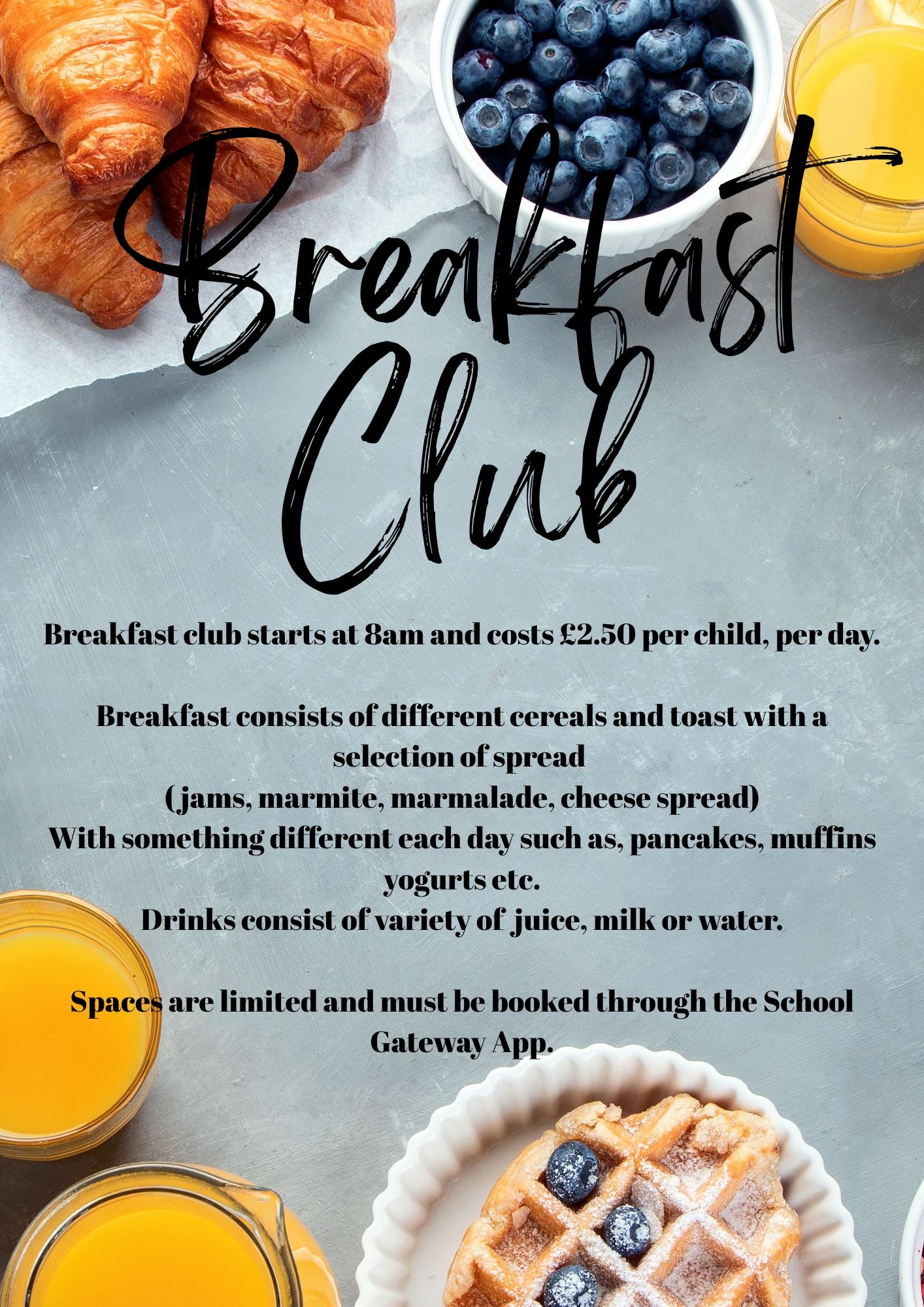 Breakfast club information