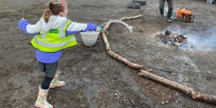 Throwing water on the fire