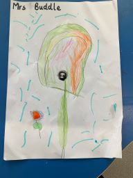 Drawing of Mrs Buddle