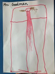 Drawing of Mrs Goodman