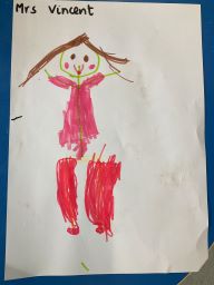 Drawing of Mrs Vincent